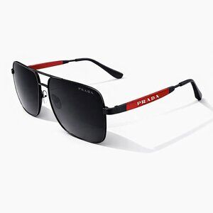 Prada Linea Rossa PS 54ZS Black Men's Sunglasses